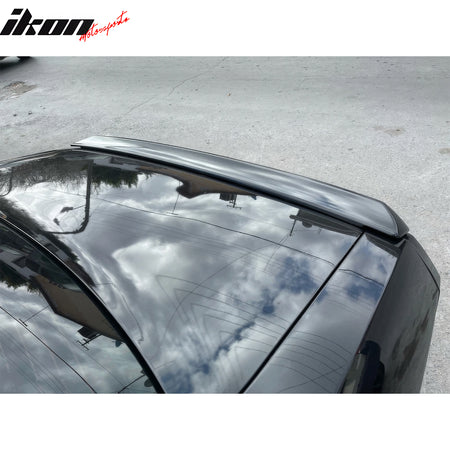Fits 2008-2023 Dodge Challenger 2DR SRT Style Gloss Black Rear Trunk Spoiler ABS
