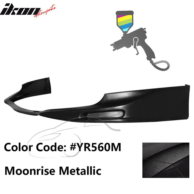2009 - 2010 Acura TSX CU1 JDM Style Front Bumper Lip PU PaintedPainted YR560M Moonrise MetallicIkon Motorsports
