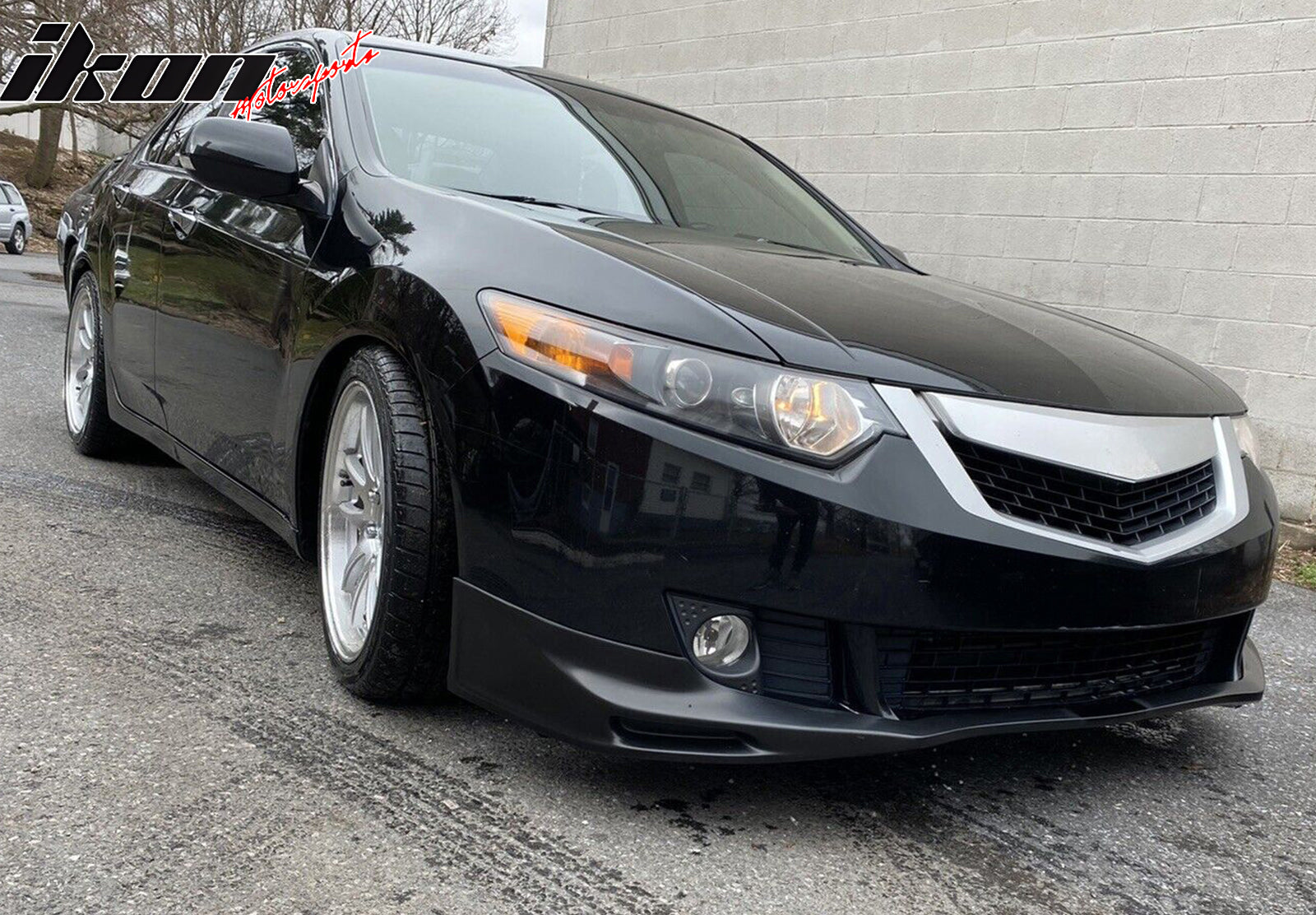 Fits 09-10 Acura TSX CU1 JDM S Style Front Bumper Lip Spoiler PU