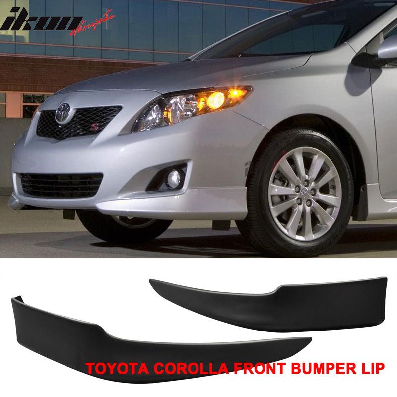 2009 - 2010 Corolla Lower Front Bumper Lip Splitter Spoiler PPIkon Motorsports