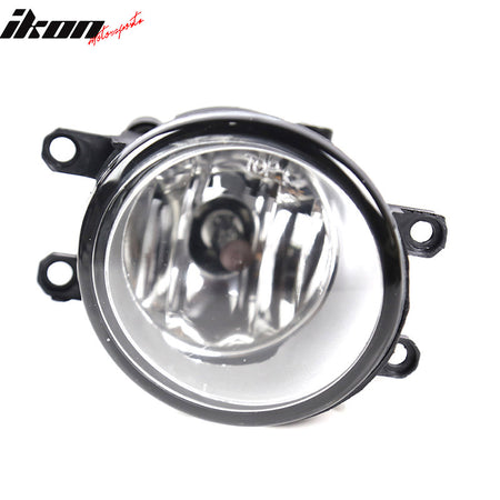 Fits 09-10 Toyota Corolla Clear Silver Bezel Fog Light Left Right
