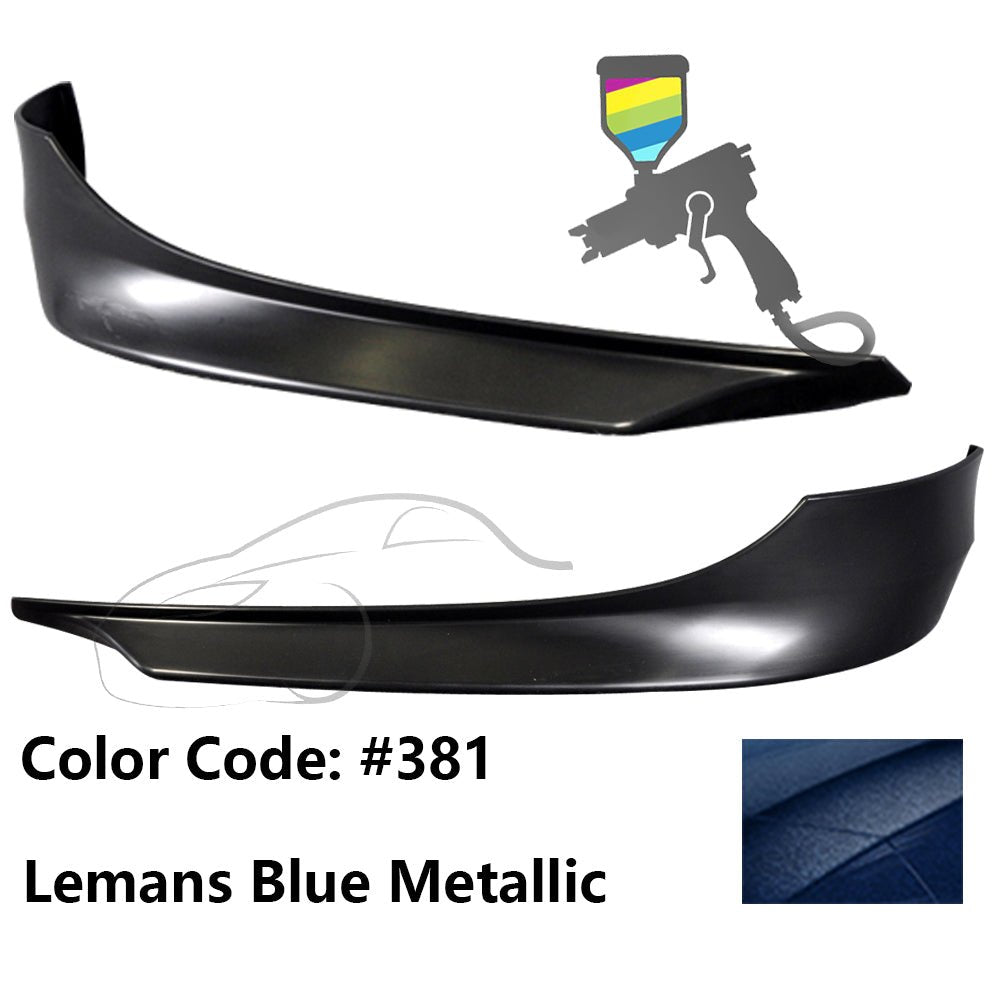 2009 - 2011 BMW E90 LCI Painted 381 Lemans Blue Metallic Front SplitterIkon Motorsports