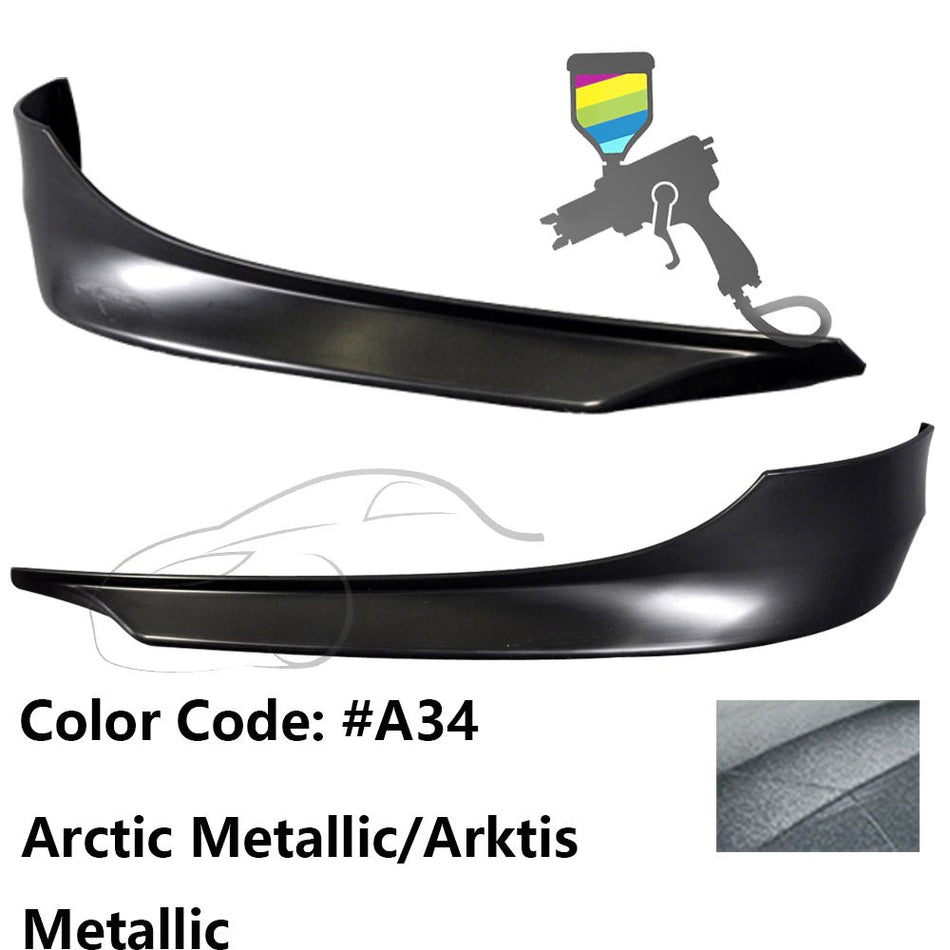 2009 - 2011 BMW E90 LCI Painted A34 Arctic Metallic Front SplitterIkon Motorsports