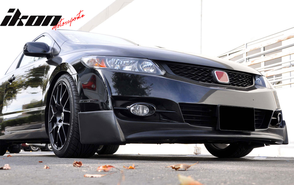 2009-2011 Honda Civic 2Dr Coupe CS Style Front Bumper Lip Spoiler 2009-2011 Honda Civic 2Dr Coupe CS Style Front Bumper Lip Spoiler