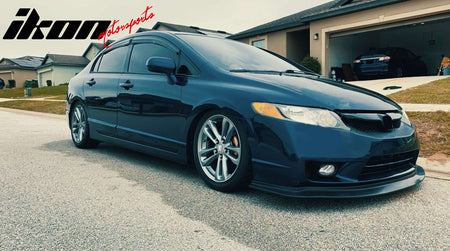 Fits 09-11 Honda Civic FA5 Ikon Aero DP Front Lip Bumper Splitter