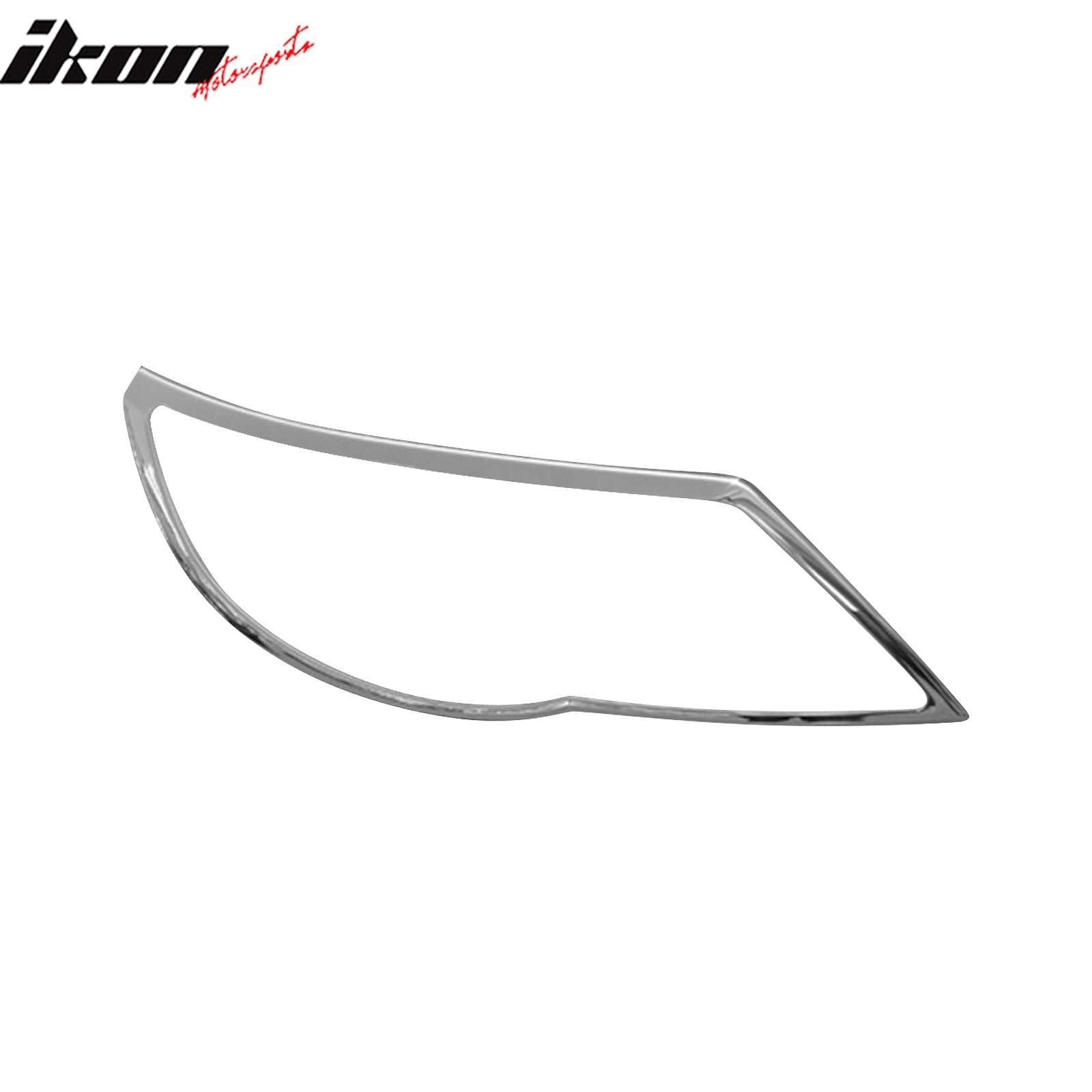 Fits 09-11 VW Tiguan Chrome Head Light Bezel Frame Left Right Covers 2PCS ABS