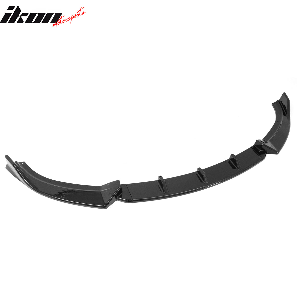 Fits 09-12 Mazda MX-5 Miata Gloss Black Front Bumper Lip IKON Style Spoiler 3PCS