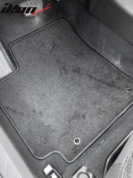 Fits 09-13 Toyota Corolla Floor Mats Nylon Black Non-Slip Auto Carpets 4PC