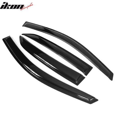 Fits 09-13 Toyota Corolla Acrylic Window Visor Vent Shade Sun Rain Guard 4PC Set