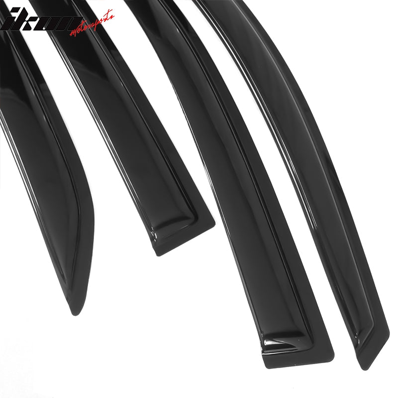 Fits 09-13 Toyota Corolla Acrylic Window Visor Vent Shade Sun Rain Guard 4PC Set