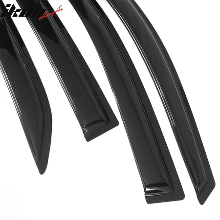 Fits 09-13 Toyota Corolla Acrylic Window Visor Vent Shade Sun Rain Guard 4PC Set