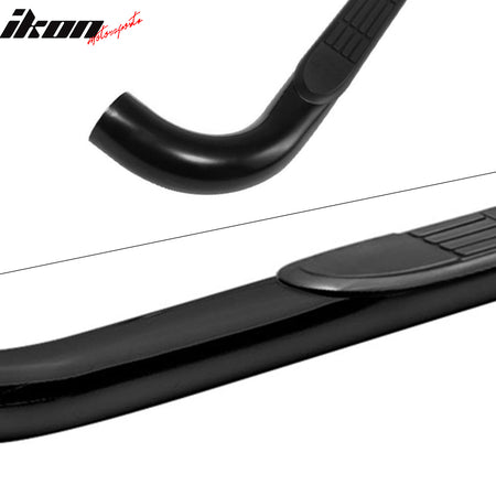 Fits 09-14 Dodge Journey 3" Round Hole Side Bars Running Boards