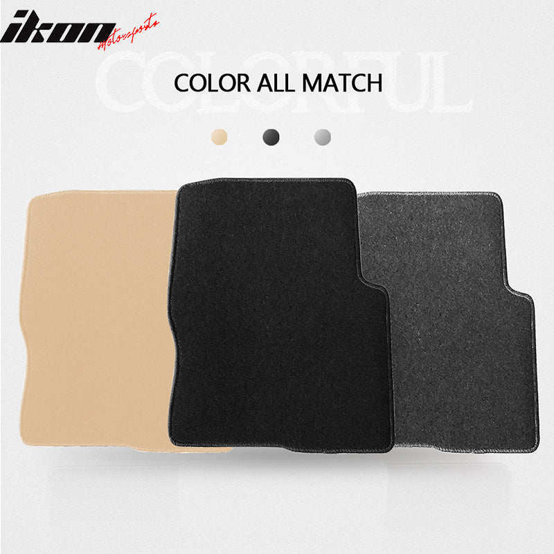 ACC Carpet Black Vinyl Floor Mat For 2009-2014 Ford F-150 Crew Cab | Replaces Carpet | 4-Door