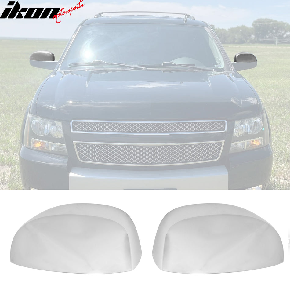 2009-2014 Ford F-150 Chrome Add-on Rear View Side Mirror Covers ABS