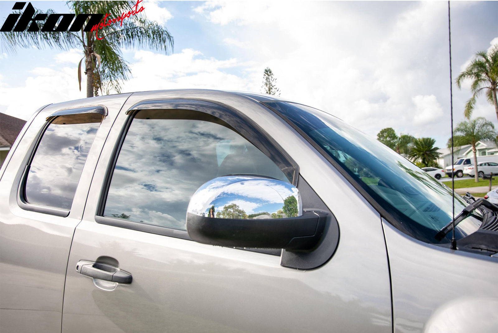 Fits 07-14 Silverado Sierra Yukon Tahoe Avalanche Escalade Mirror Covers Chrome