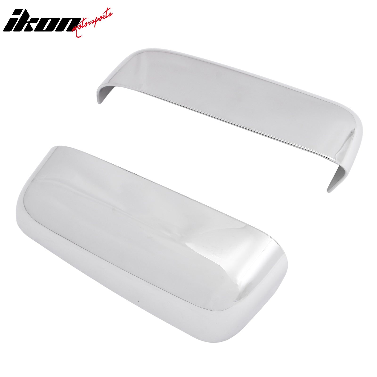 Fits 09-14 Ford F-150 Rear View Side Mirror Covers Upper Caps Chrome ABS Pair