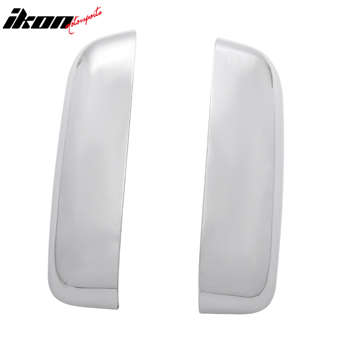 Fits 09-14 Ford F-150 Rear View Side Mirror Covers Upper Caps Chrome ABS Pair