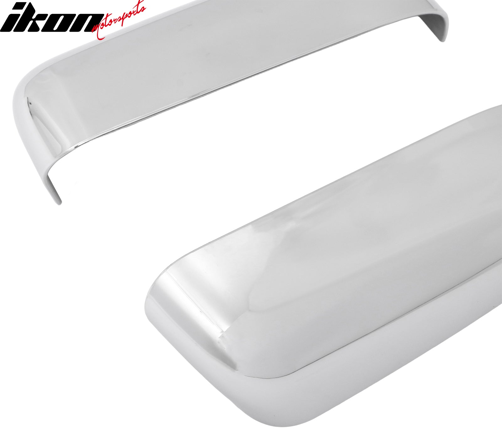 Fits 09-14 Ford F-150 Rear View Side Mirror Covers Upper Caps Chrome ABS Pair