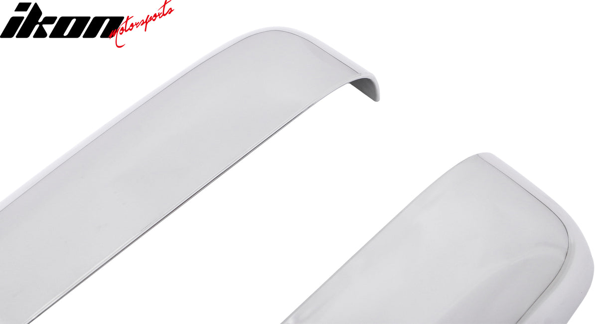 Fits 09-14 Ford F-150 Rear View Side Mirror Covers Upper Caps Chrome ABS Pair