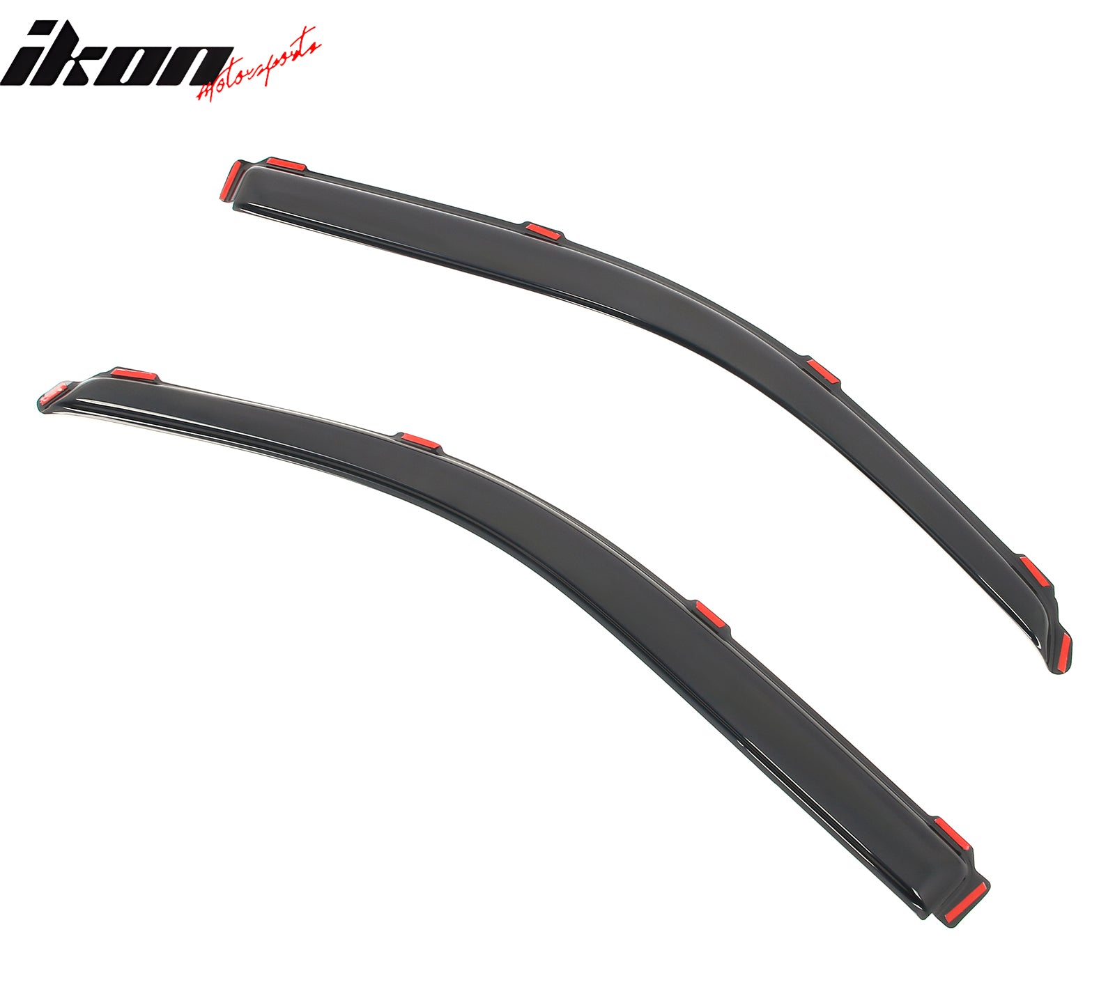 Fits 09-14 Ford F150 Regular Cab In-Channel Window Visors Acrylic Rain Deflector