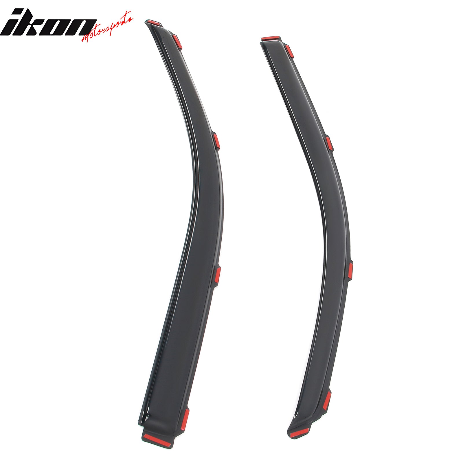 Fits 09-14 Ford F150 Regular Cab In-Channel Window Visors Acrylic Rain Deflector