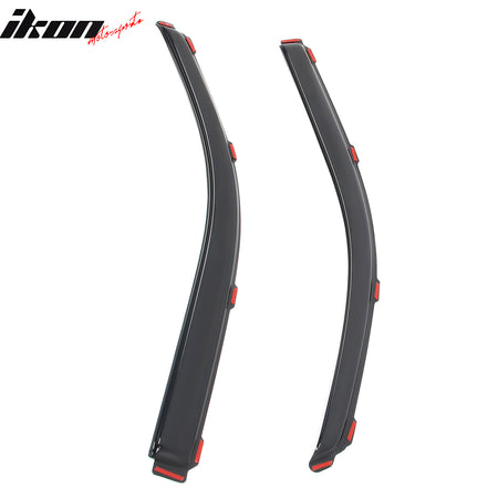 Fits 09-14 Ford F150 Regular Cab In-Channel Window Visors Acrylic Rain Deflector