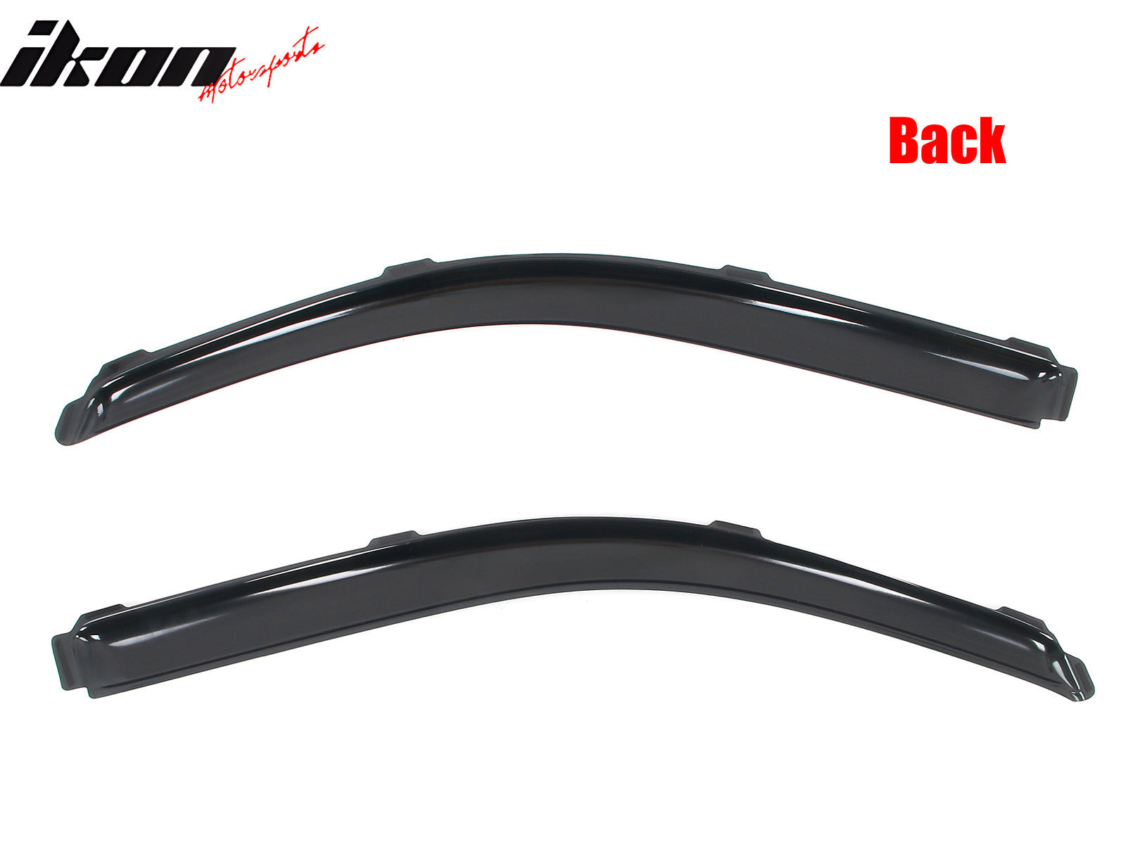 Fits 09-14 Ford F150 Regular Cab In-Channel Window Visors Acrylic Rain Deflector