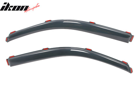 Fits 09-14 Ford F150 Regular Cab In-Channel Window Visors Acrylic Rain Deflector