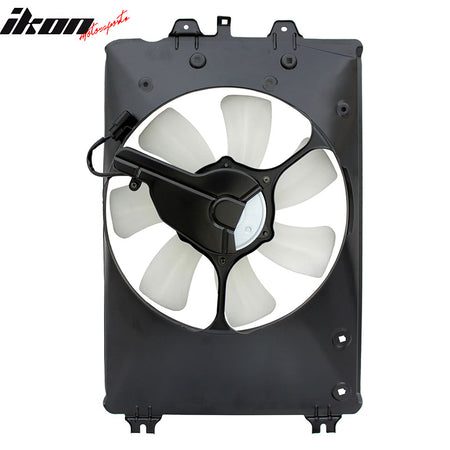 IKON MOTORSPORTS Radiator Cooling Fan Assembly Replacement for 2009-2015 Honda Pilot 3.5L 2WD AWD, 2009-2014 Ridgeline 3.5L, 38615-RN0-A01 HO3113128 Automotive Engine Fans, Black
