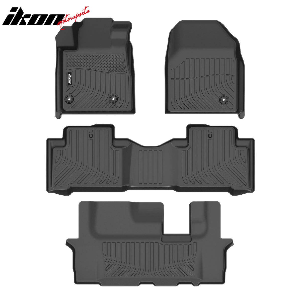 LICOME Auto Tappetini per Bagagliaio in Pelle per Honda Pilot 2008-2015, Auto Vasca Baule Tappetino Antiscivolo Impermeabile, Telo Bagagliaio Protezione AntiGraffio,C Black+Blue LICOME Auto Tappetini per Bagagliaio in Pelle per Honda Pilot 2008-2015, Auto Vasca Baule Tappetino Antiscivolo Impermeabile, Telo Bagagliaio Protezione AntiGraffio,C Black+Blue