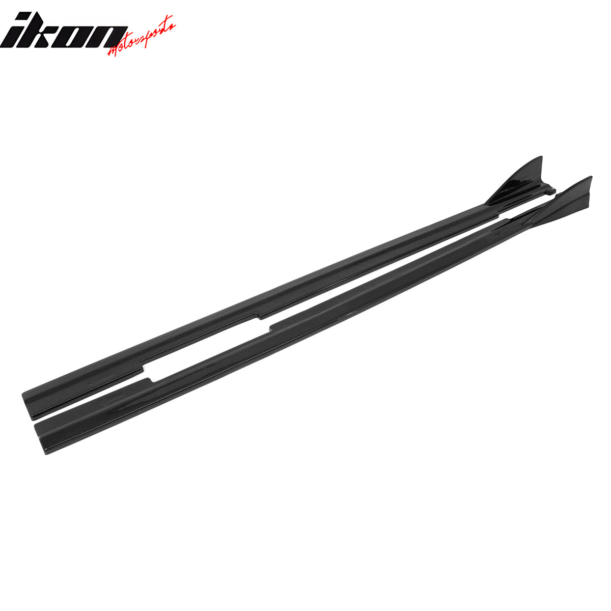 Fits 09-15 Mazda MX-5 Miata IKON Style Side Skirts Gloss Black Rocker Panels ABS