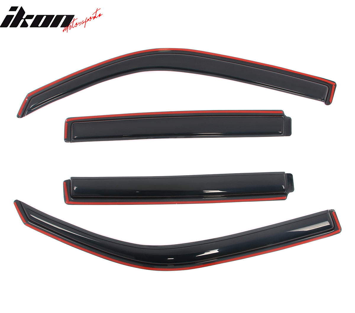 Fits 09-15 Honda Pilot Window Visors In Channel Deflectors Rain Vent Guard 4PCS