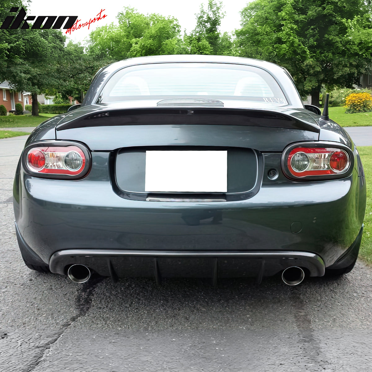 For 09-15 Mazda MX-5 Miata NC NC2 MDA Style Rear Bumper Lip Diffuser W ...