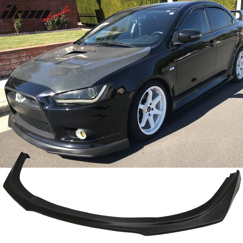 Fits 09-15 Mitsubishi Lancer GT GTS Ralliart RA Style Front Bumper Lip ...