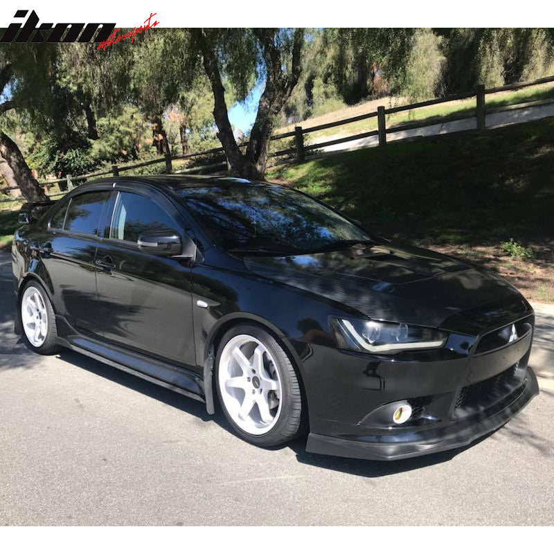 Fits 09-15 Mitsubishi Lancer GT GTS Ralliart RA Style Front Bumper Lip ...