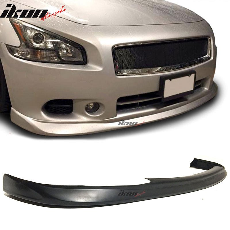 2009 - 2015 Nissan Maxima MDP Style Unpainted Black Front Bumper Lip PUIkon Motorsports