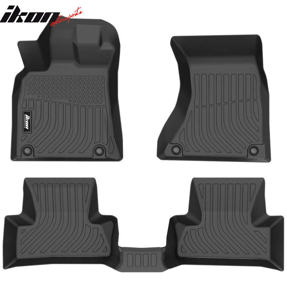 2009-2017 Audi Q5 2014-2017 SQ5 3D TPE All Weather Waterproof Anti-Slip Front Rear Driver Passenger Side Interior Floor Mats Cargo Liner Carpets 3PCS
