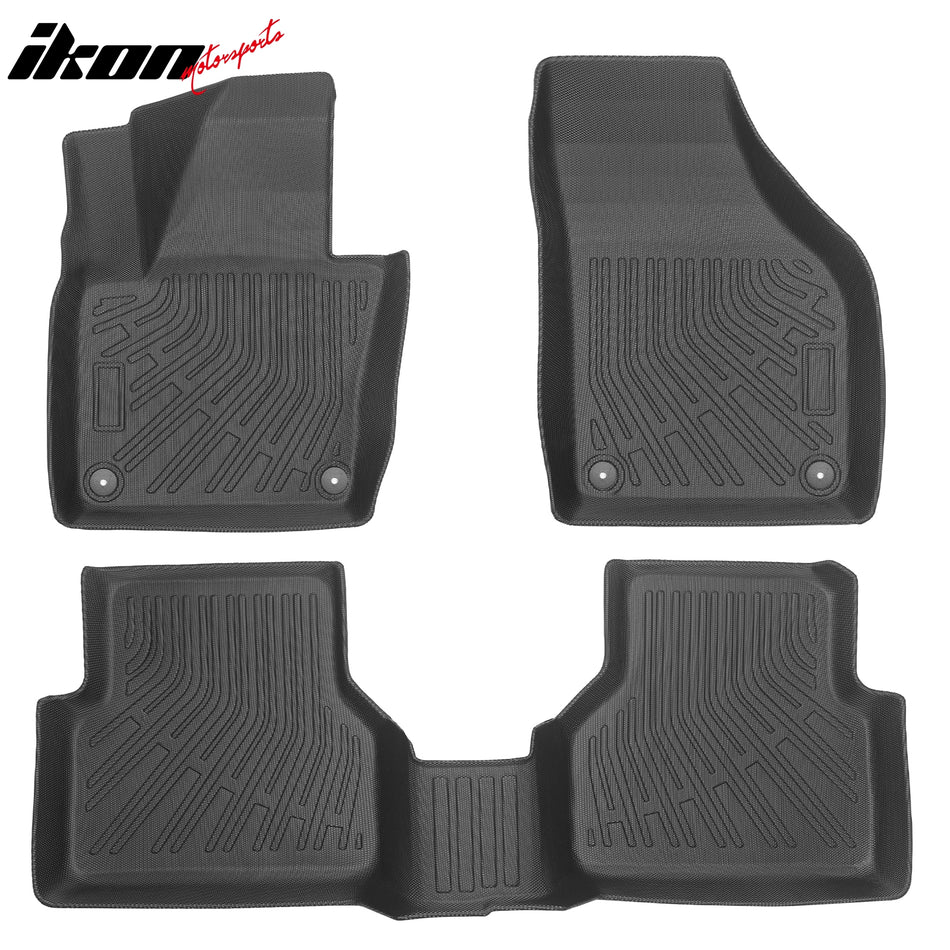 2009-2017 VW Tiguan & 17-18 Tiguan Limited Anti-Slip Floor Mats Carpet 3PCS TPE
