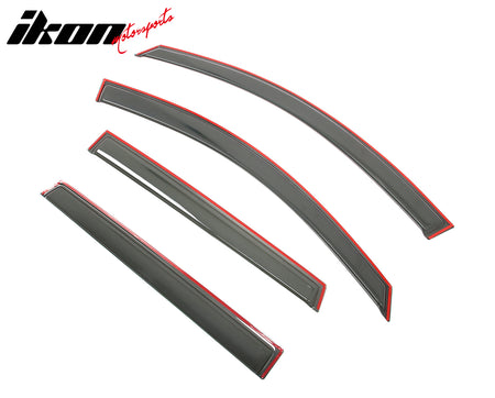 Fits 09-17 Chevrolet Traverse Window Visors Vent Sun Guards Deflector In-Channel