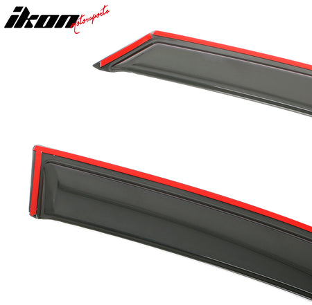 Fits 09-17 Chevrolet Traverse Window Visors Vent Sun Guards Deflector In-Channel