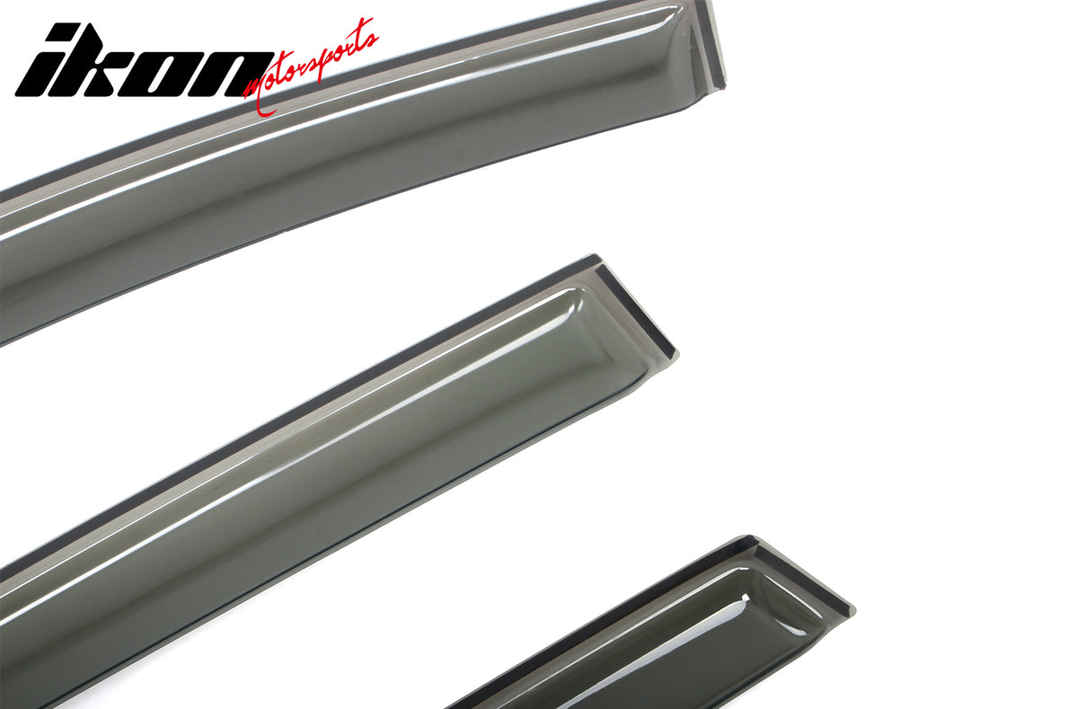 Fits 09-17 Chevrolet Traverse Window Visors Vent Sun Guards Deflector In-Channel