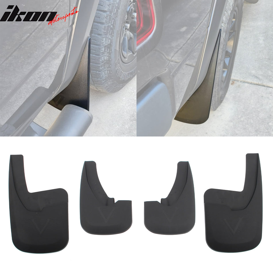 2009-2018 Dodge Ram 1500 2500 3500 w/ OE Fender Flares Mud Flaps PP