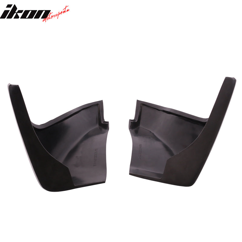 Fits 09-19 Nissan 370Z Rear Bumper Underbody Side Splitter Corner Aprons Spat PU