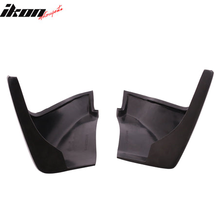 Fits 09-19 Nissan 370Z Rear Bumper Underbody Side Splitter Corner Aprons Spat PU