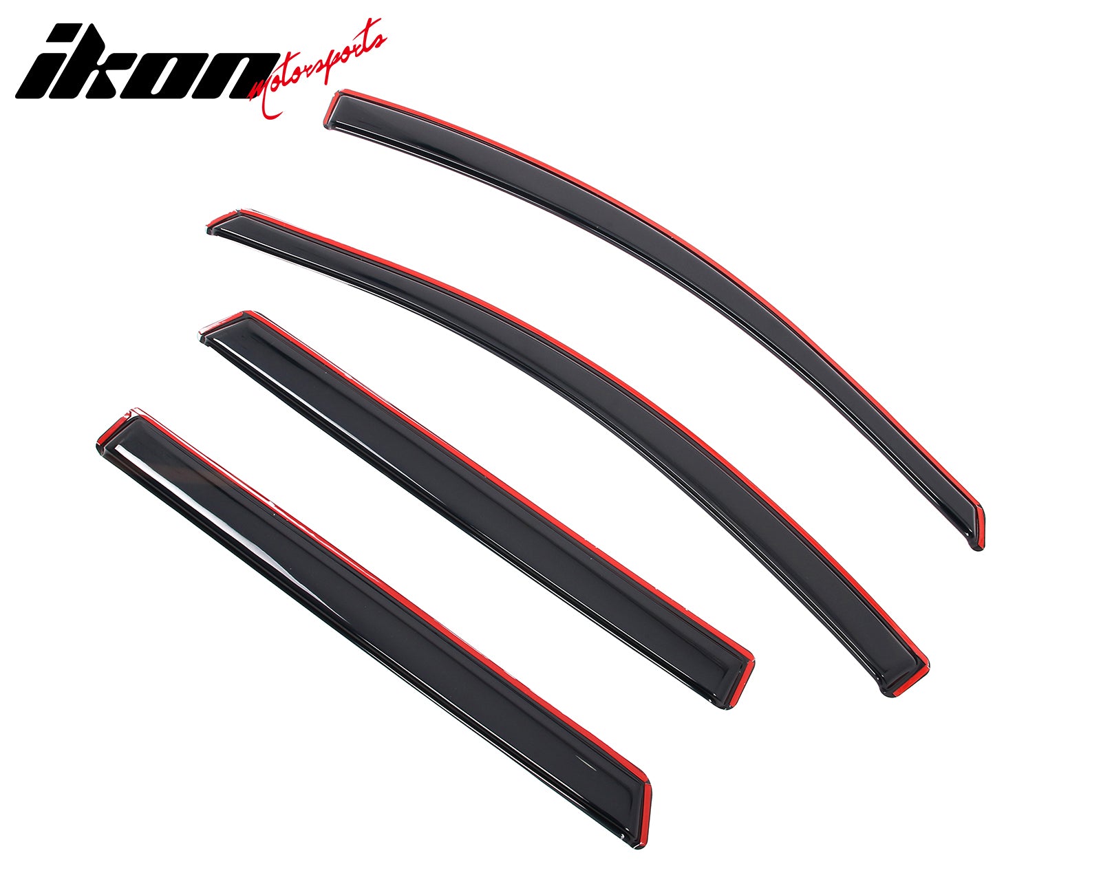 Fits 09-20 Dodge Journey Window Visors Vent Rain Sun Guards Deflector In-Channel