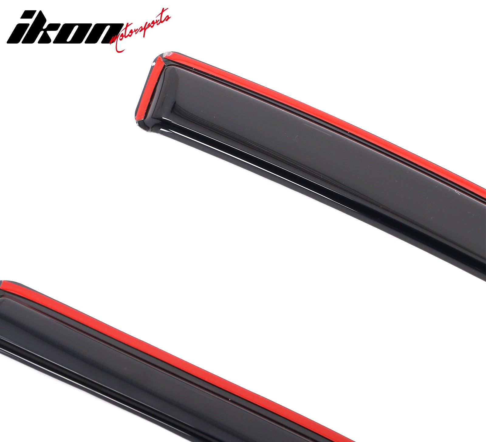 Fits 09-20 Dodge Journey Window Visors Vent Rain Sun Guards Deflector In-Channel