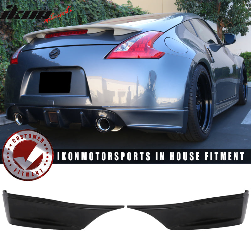 リアライン 2009-2020 Nissan 370Z NS Style Unpainted Black Polypropylene Rear