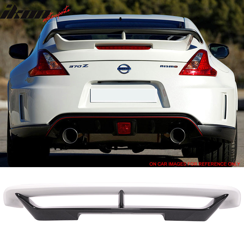 Aggressive 370Z Rear Spoiler in White/Black | Free Shipping & Easy ...