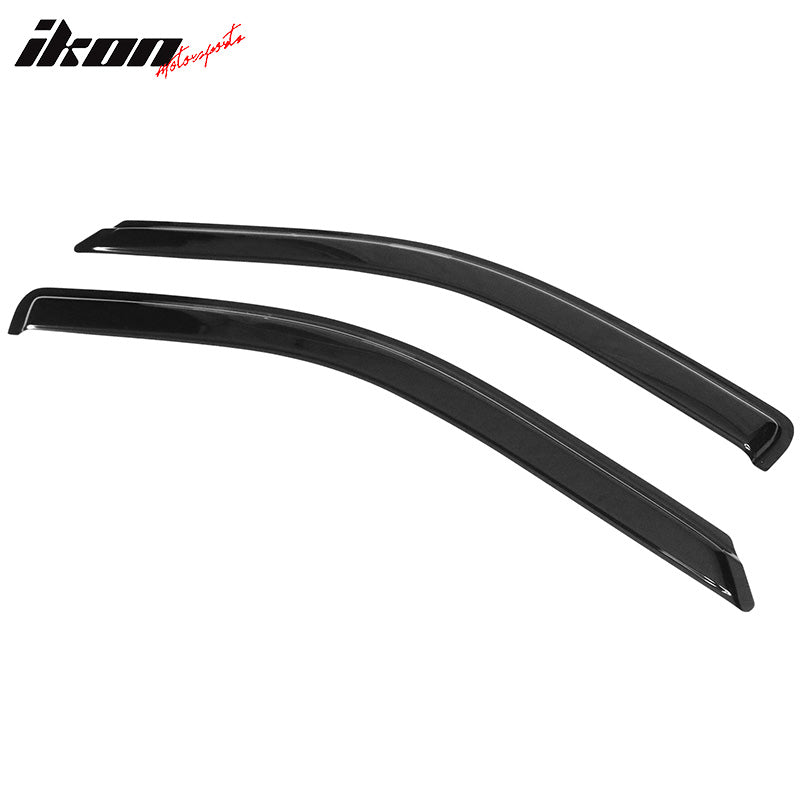 For 09-18 Dodge Ram 1500/10-25 2500 3500 Standard Cab Window Visor Acrylic Guard