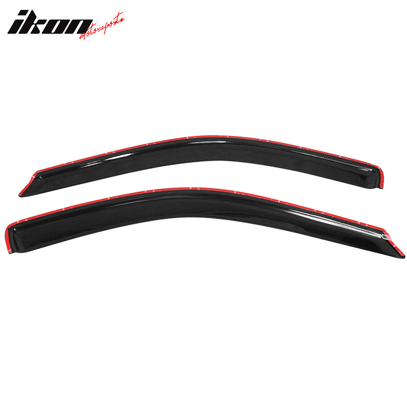For 09-18 Dodge Ram 1500/10-25 2500 3500 Standard Cab Window Visor Acrylic Guard